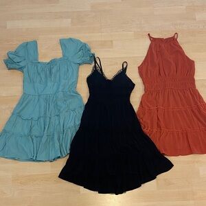 Set of 3 Tiered Dresses Small/Medium Country Concert, Festivals, Rodeo